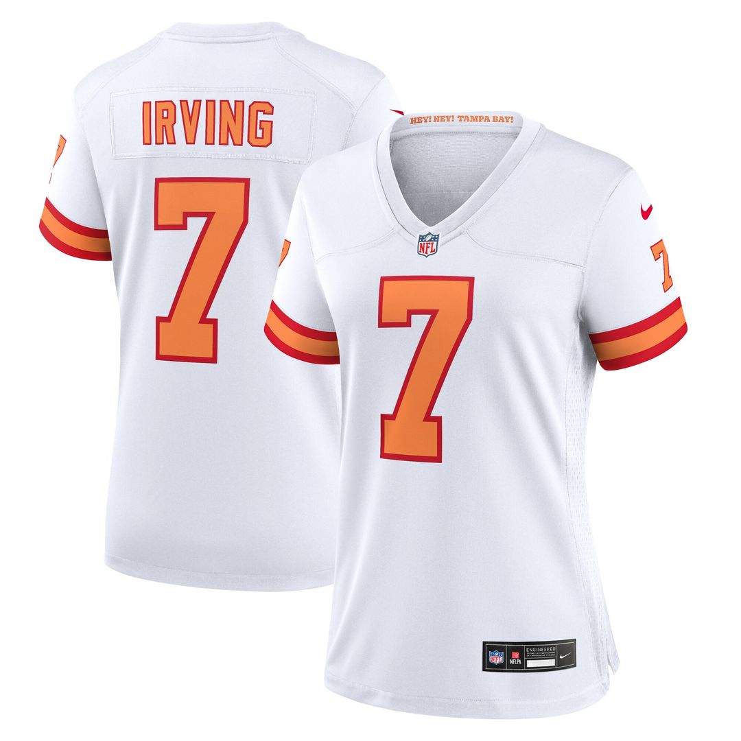 Bucky Irving '76 Tampa Bay Buccaneers Nike Women's  Game Jersey - White
