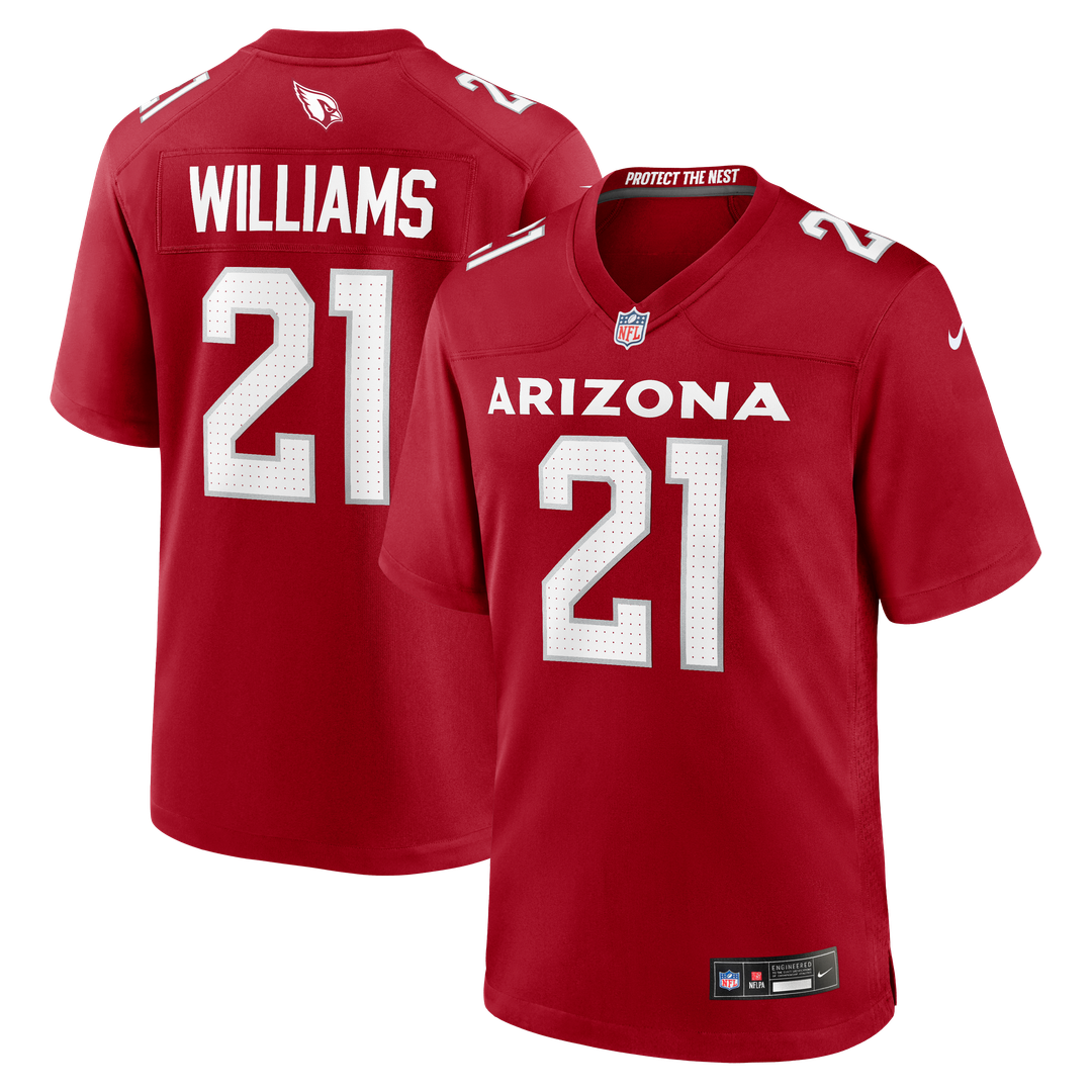 Garrett Williams Arizona Cardinals Nike  Game Jersey -  Cardinal
