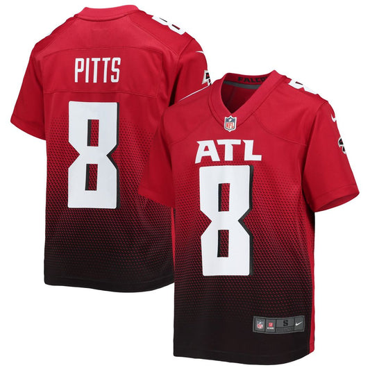Kyle Pitts Sr. Atlanta Falcons Nike Youth Game Jersey - Red