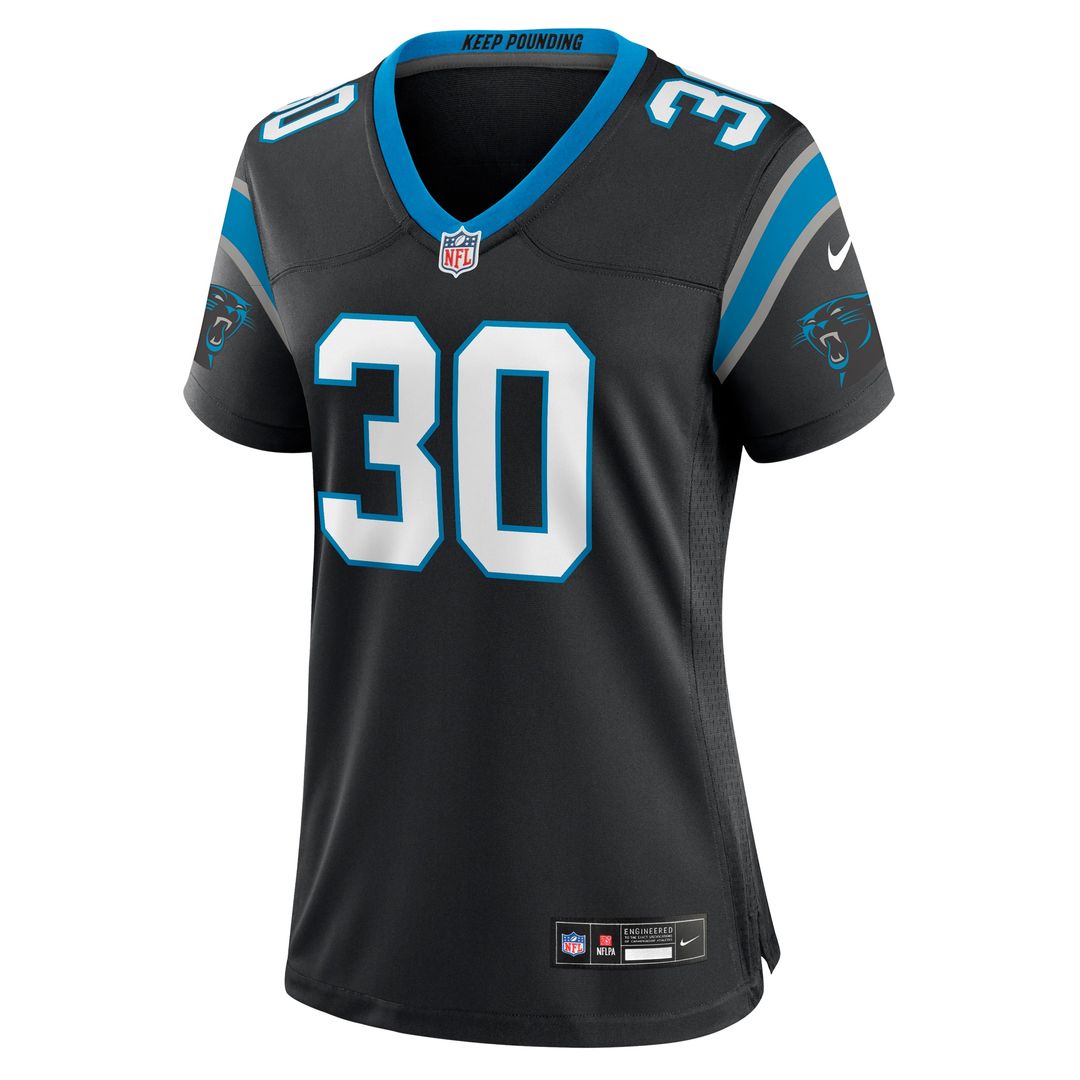 Chuba Hubbard Carolina Panthers Nike Women's Alternate Game Jersey -  Blue