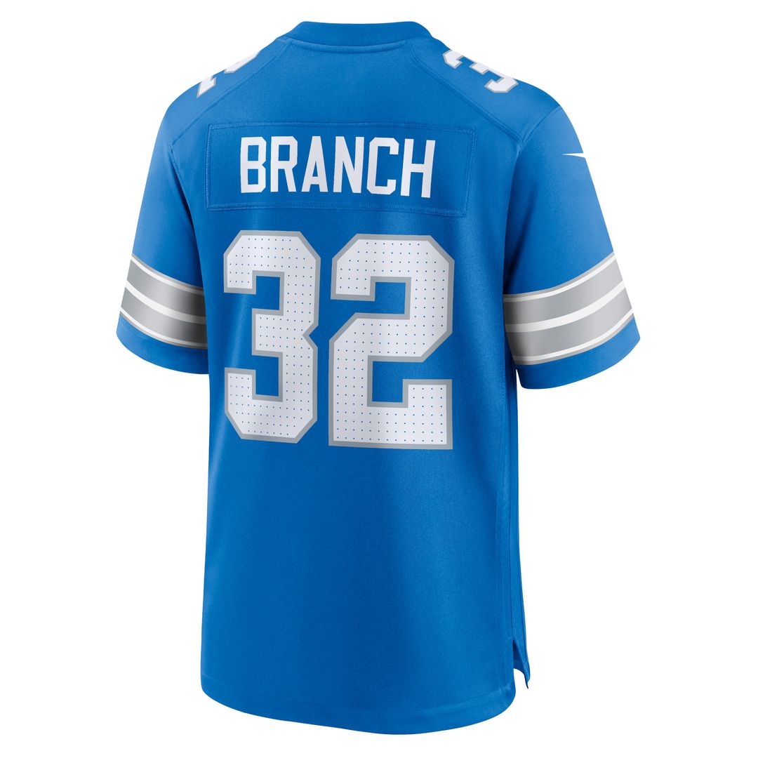 Brian Branch Detroit Lions Nike Game Jersey - Blue