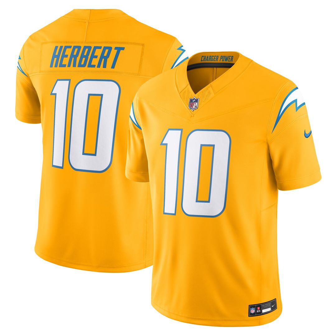 Justin Herbert Los Angeles Chargers Nike Vapor F.U.S.E. Limited Jersey - Powder Blue