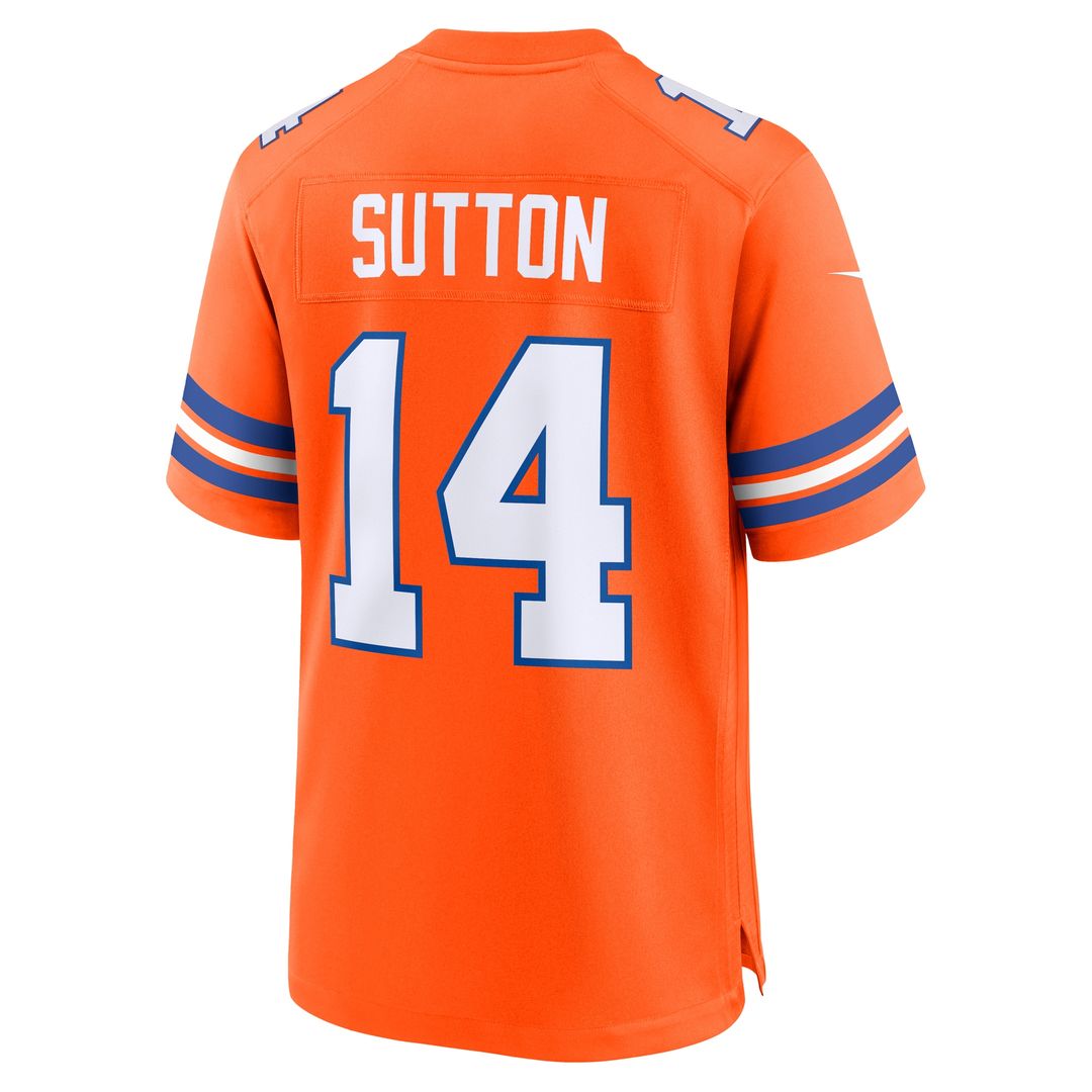 Courtland Sutton Denver Broncos Nike Alternate Game Jersey - Orange