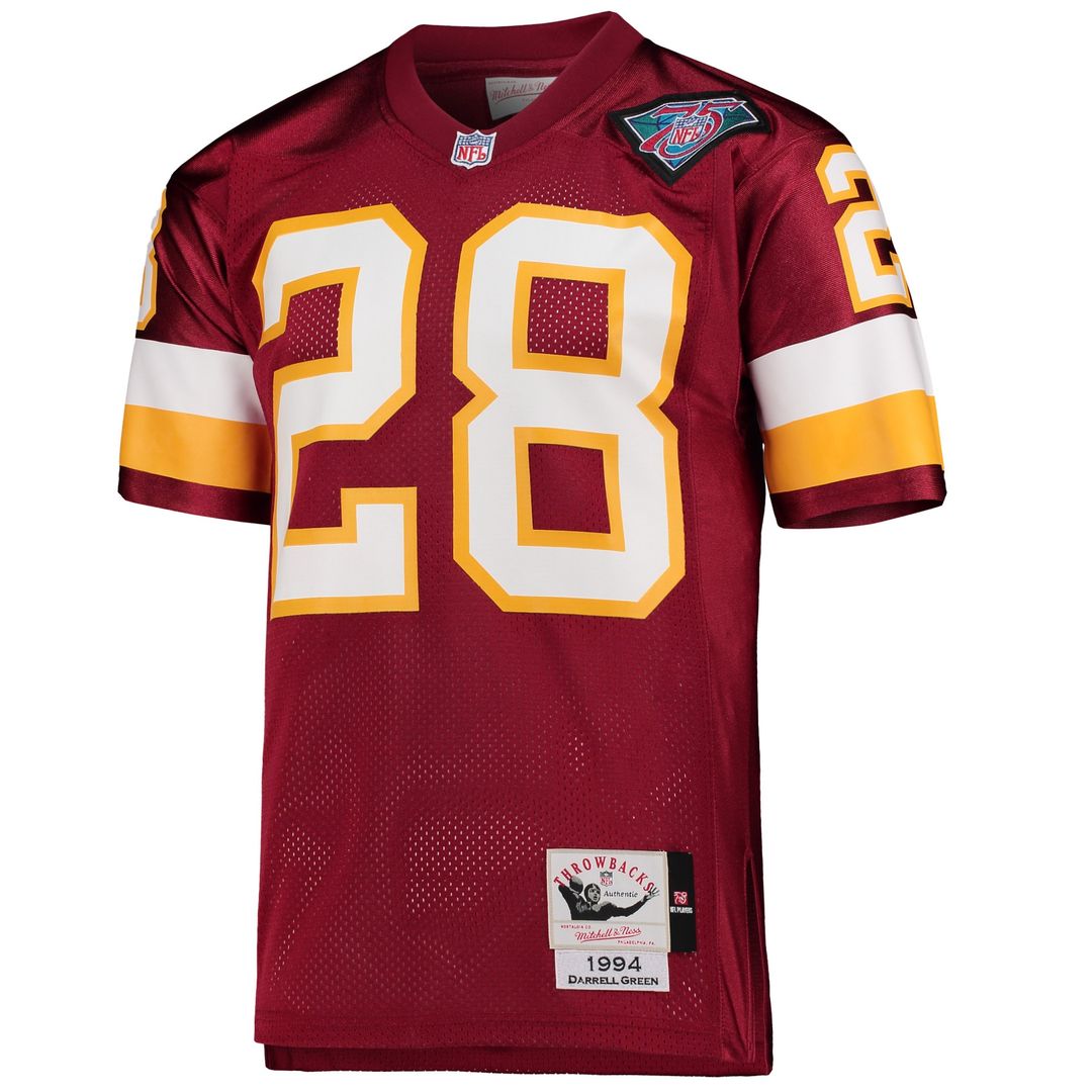 Darrell Green Washington Football Team 1994 Mitchell & Ness Authentic Throwback Retired Player Jersey - Burgundy