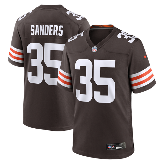 Raheim Sanders Cleveland Browns Nike Team Game Jersey -  Brown