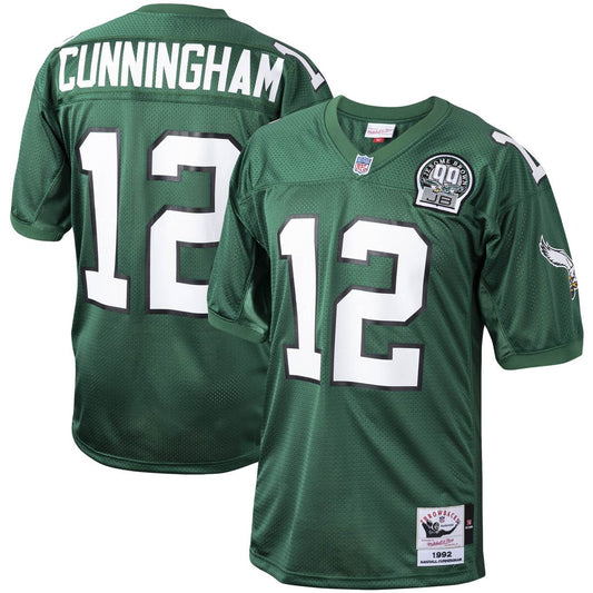 Randall Cunningham Philadelphia Eagles 1992 Mitchell & Ness Authentic Throwback Retired Player Jersey - Green