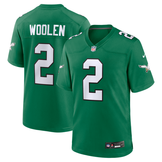 Tariq Woolen Philadelphia Eagles Nike Alternate Game Jersey -  Kelly Green
