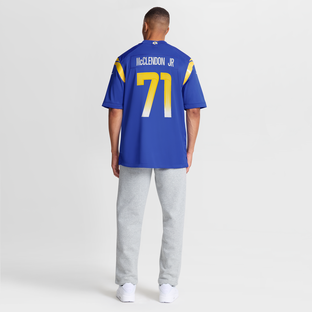 Warren McClendon Jr. Los Angeles Rams Nike Team Game Jersey - Royal