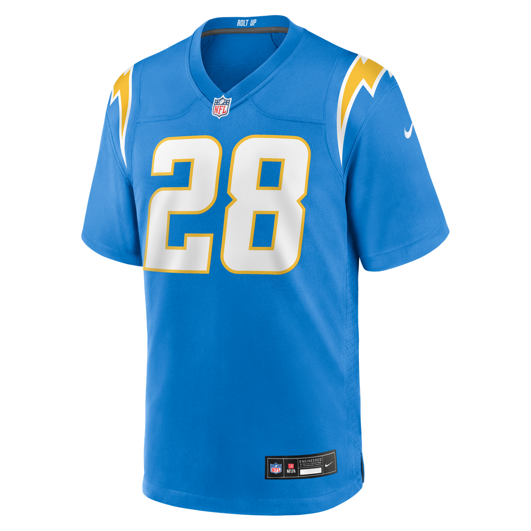 Isaiah Spiller Los Angeles Chargers Nike Game Jersey - Powder Blue