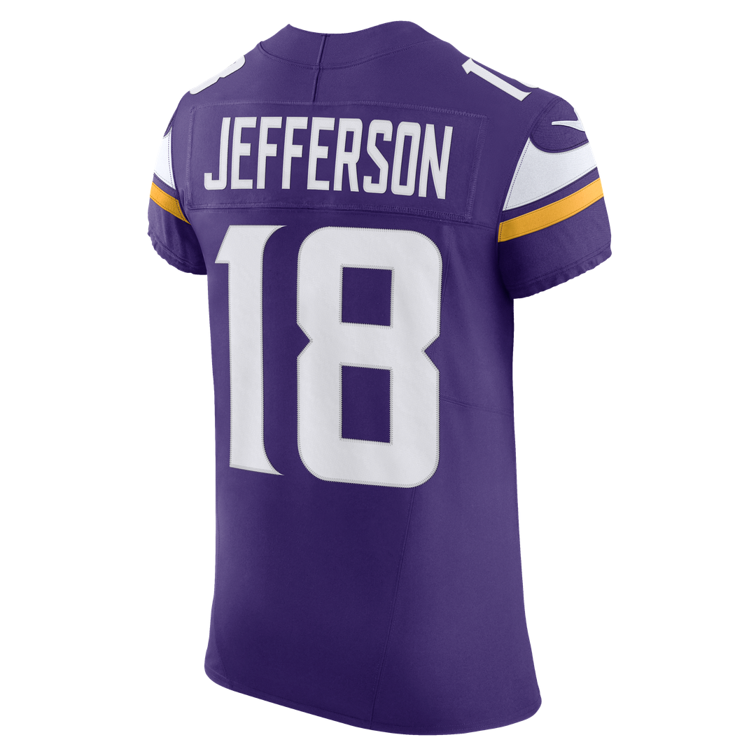 Justin Jefferson Minnesota Vikings Nike  Vapor F.U.S.E. Elite Jersey - Purple