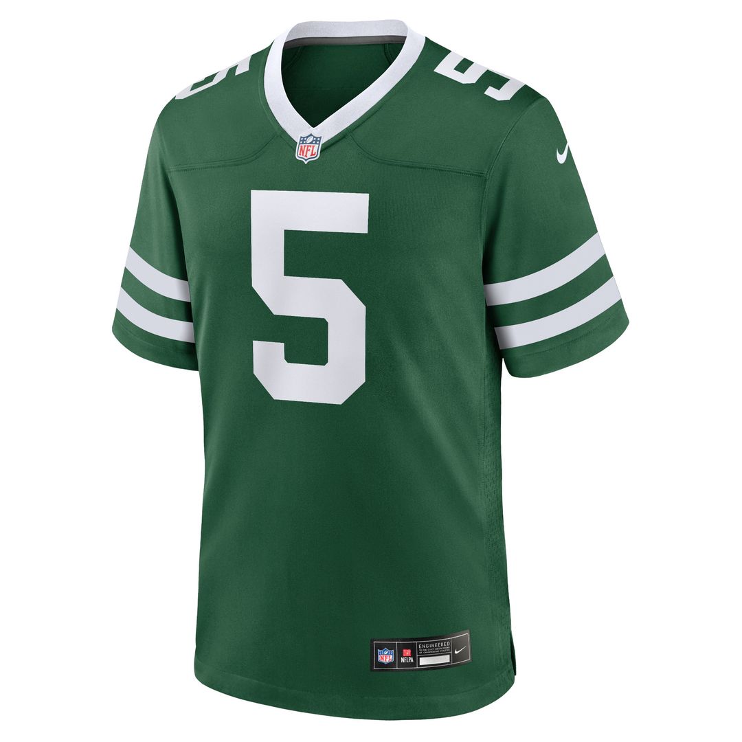 Garrett Wilson New York Jets Nike Game Jersey - Legacy White