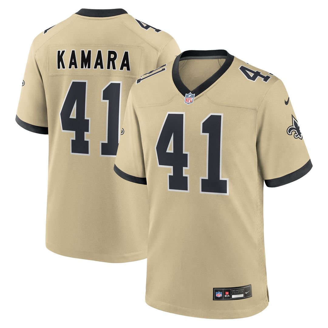 Alvin Kamara New Orleans Saints Nike Youth Game Jersey - Black