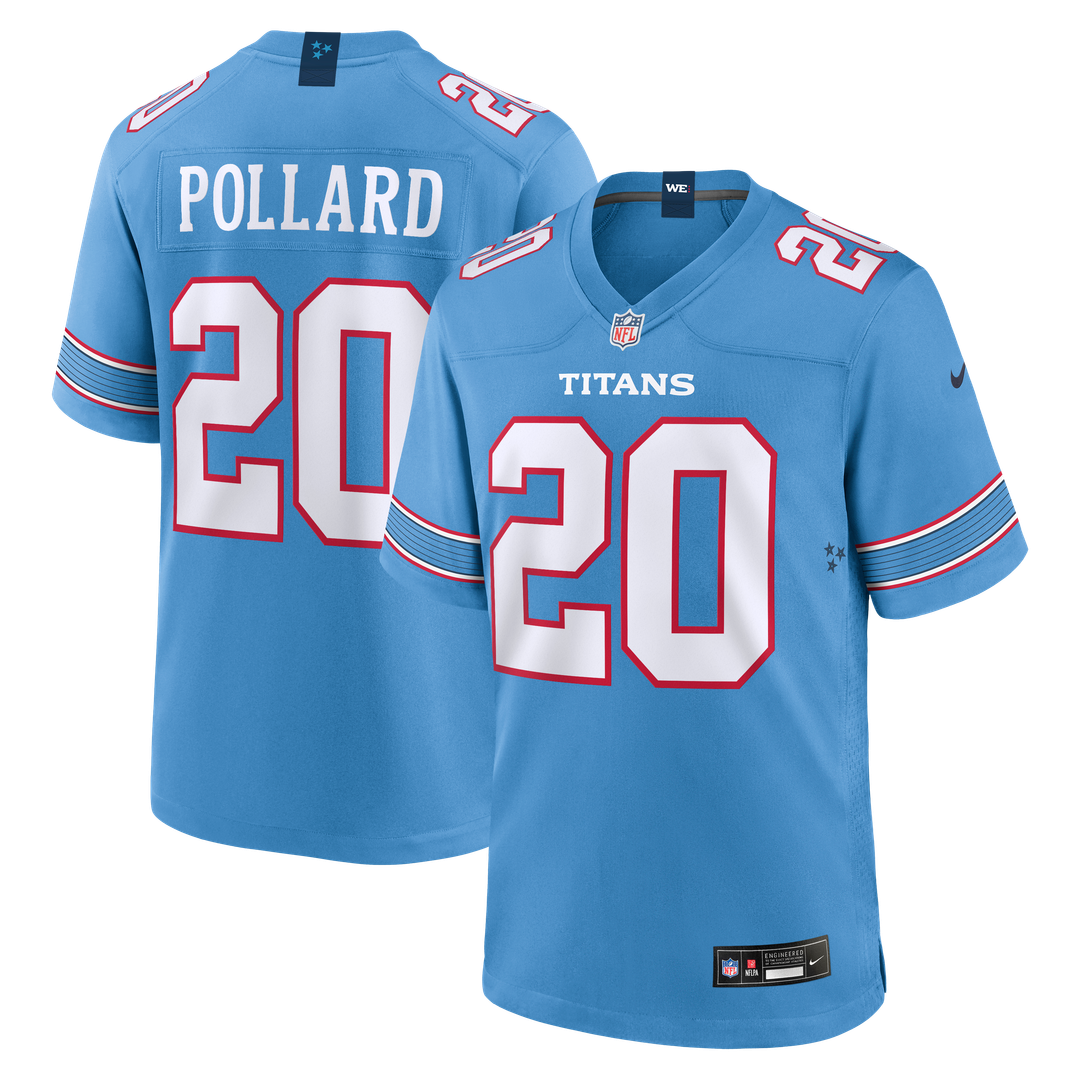 Tony Pollard Tennessee Titans Nike Game Jersey - Light Blue
