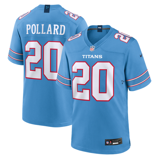 Tony Pollard Tennessee Titans Nike Game Jersey - Light Blue