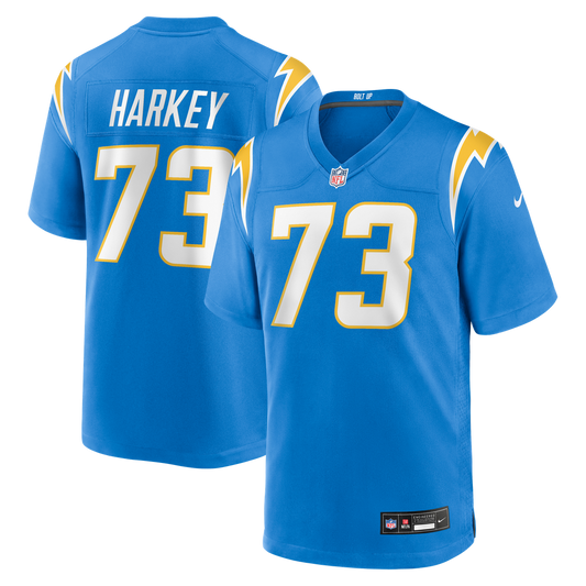 Alex Harkey Los Angeles Chargers Nike Team Game Jersey - Powder Blue