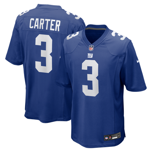 Abdul Carter New York Giants Nike Team Game Jersey -  Royal