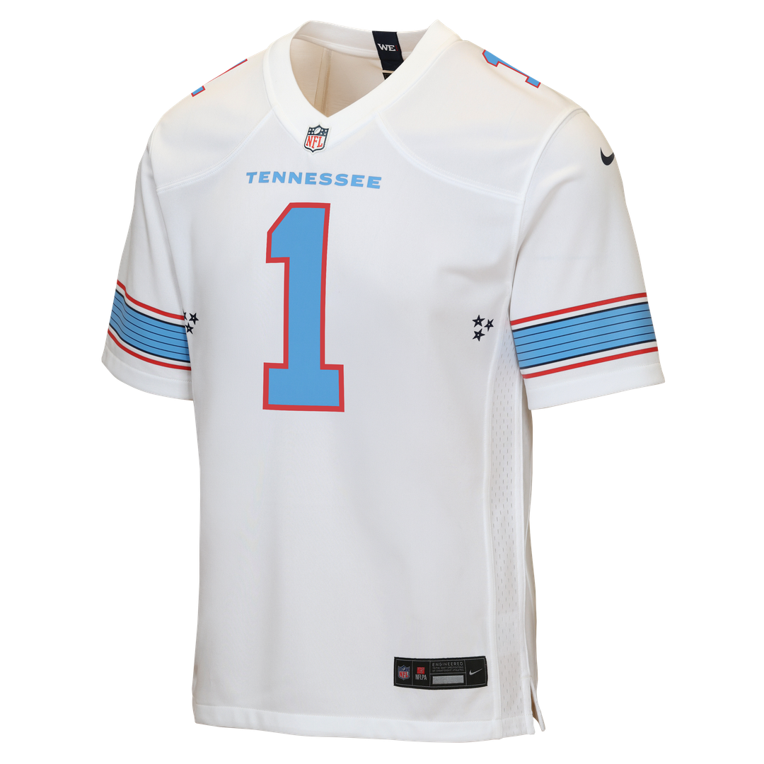 Cameron Ward Tennessee Titans Nike Youth Game Jersey - Light Blue