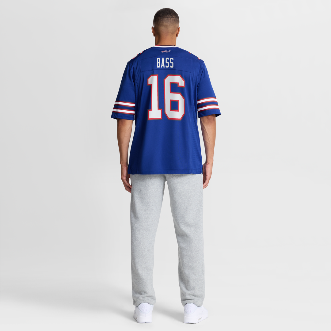 Tyler Bass Buffalo Bills Nike Team Game Jersey -  Royal