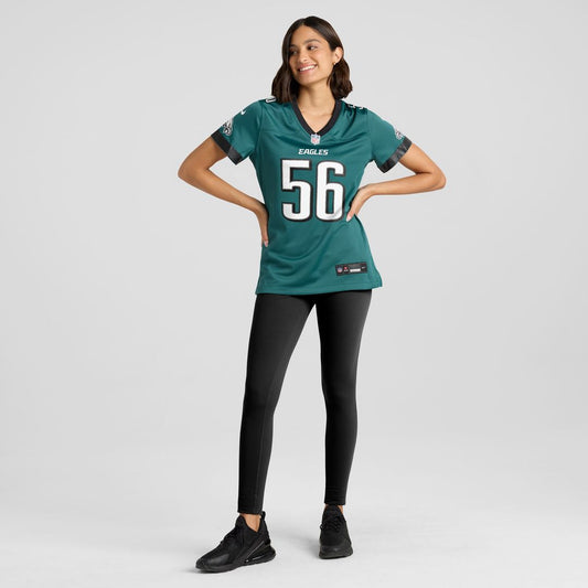 Tyler Steen Philadelphia Eagles Nike Women's Team Game Jersey - Midnight Green