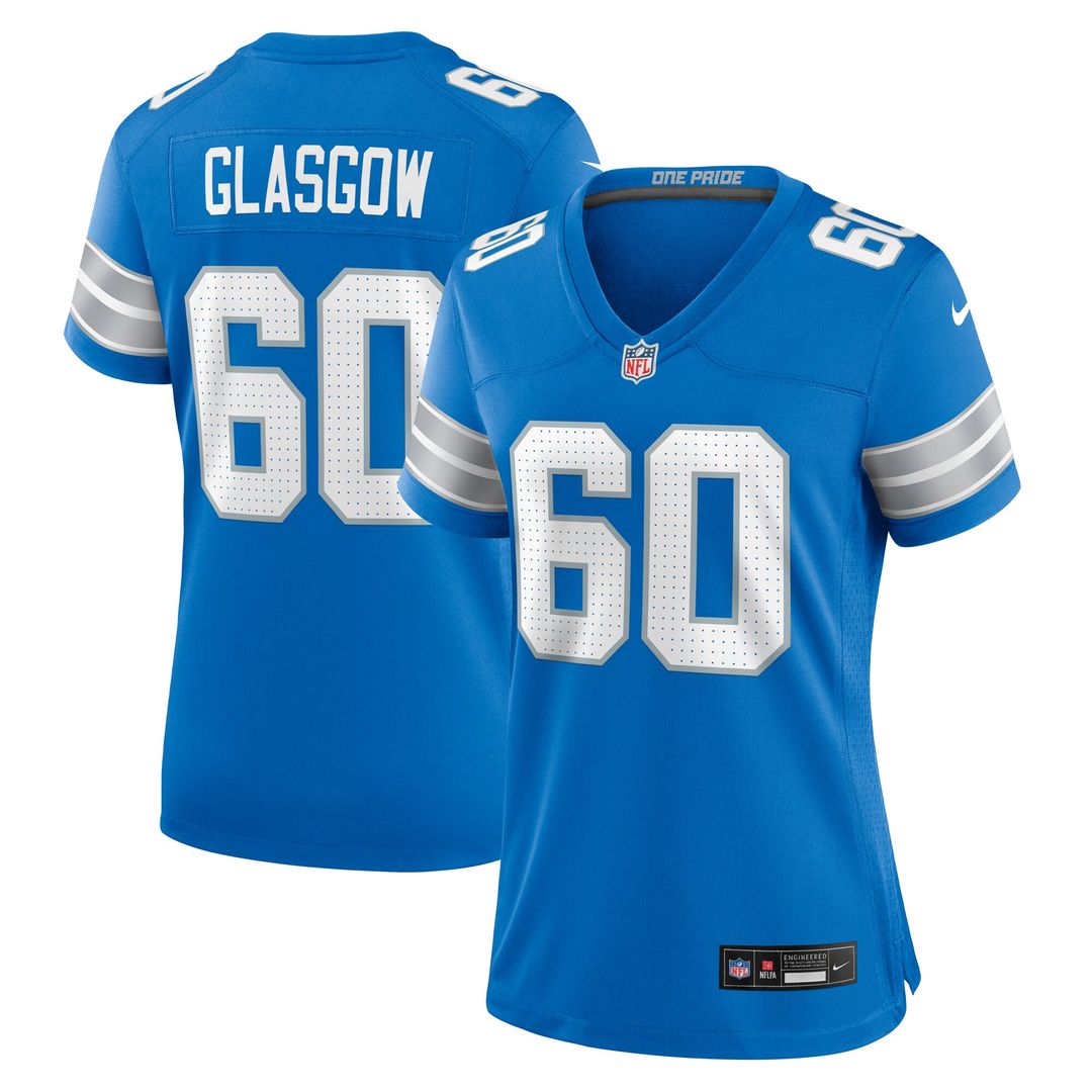 Graham Glasgow Detroit Lions Nike Women's Team Game Jersey -  Blue