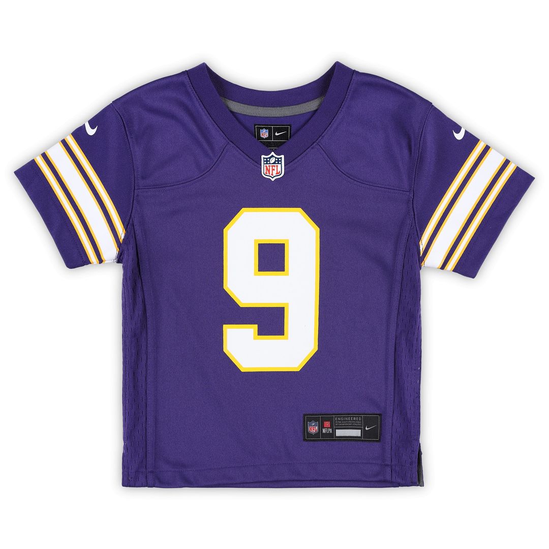 J.J. McCarthy Minnesota Vikings Nike Toddler Classic Player Game Jersey - Purple