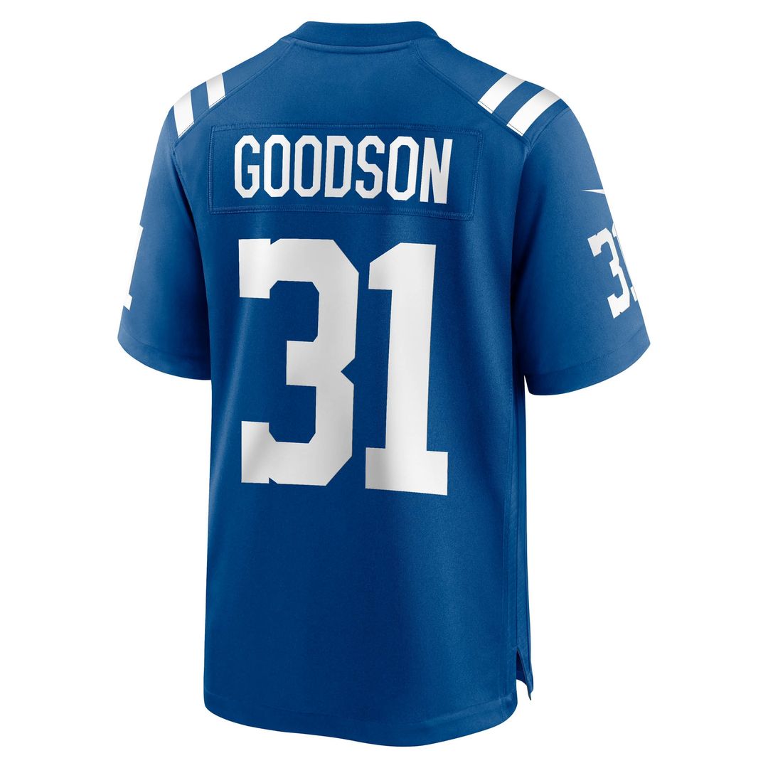 Tyler Goodson Indianapolis Colts Nike  Game Jersey -  Royal