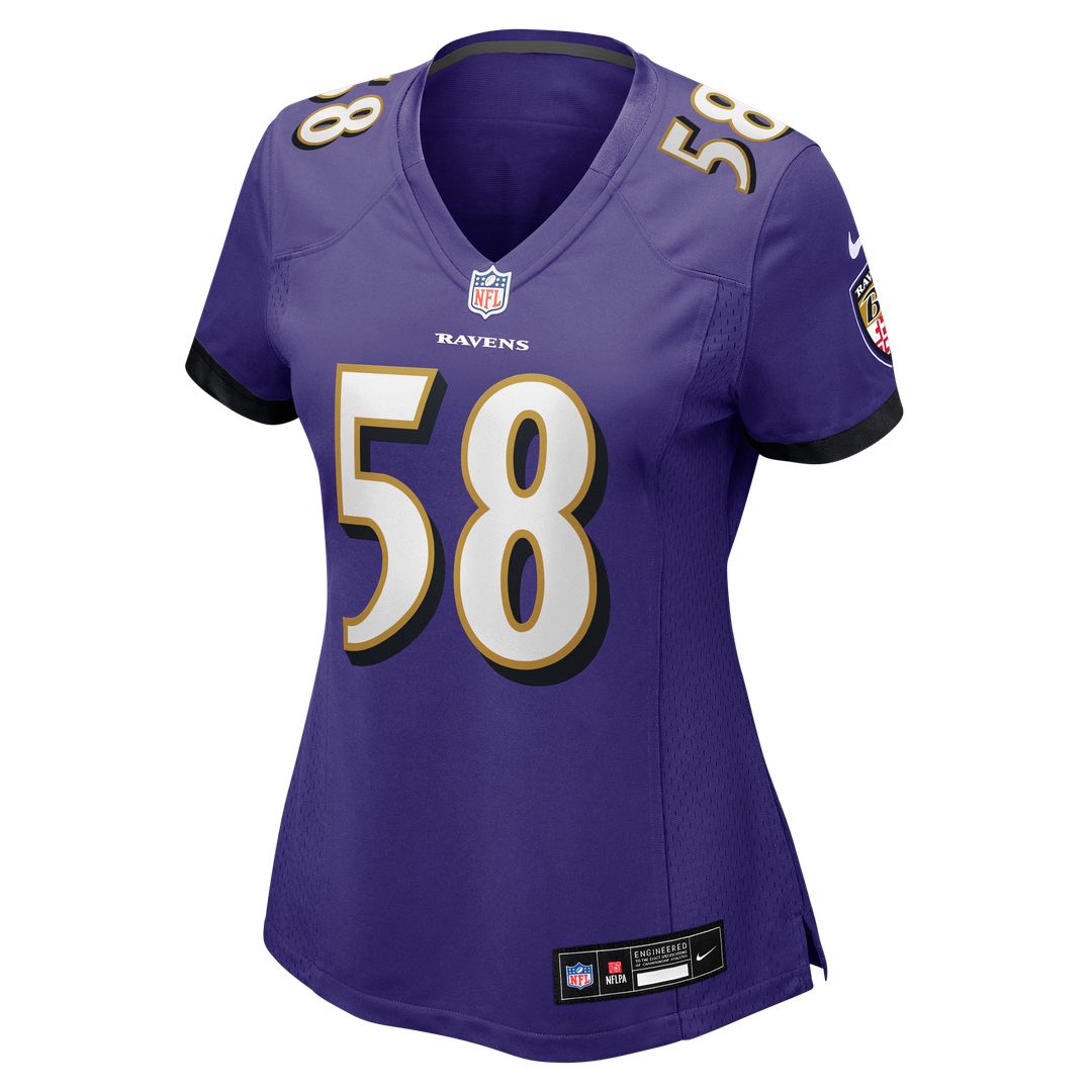 Taven Bryan Baltimore Ravens Nike Women's Team Game Jersey -  Purple