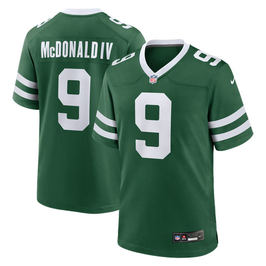Will McDonald IV New York Jets Nike Team Game Jersey - Legacy Green