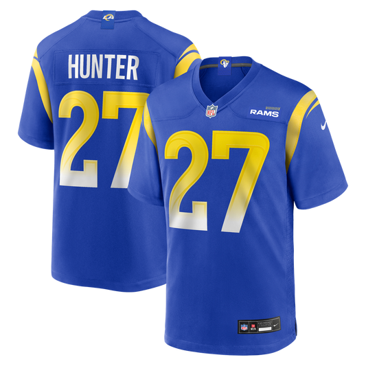 Jarquez Hunter Los Angeles Rams Nike Team Game Jersey -  Royal