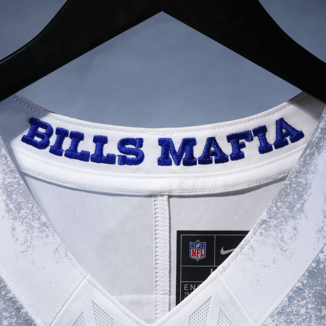 Keon Coleman Buffalo Bills Nike 2025 Rivalries Collection Stitched Limited Jersey - White