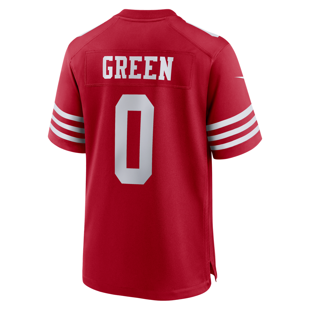 Renardo Green San Francisco 49ers Nike  Game Jersey -  Scarlet