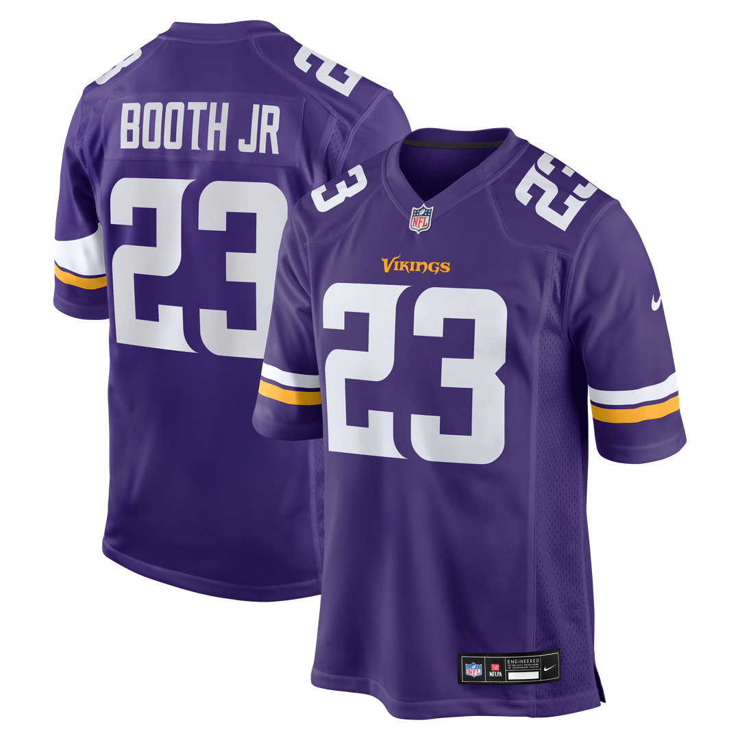 Andrew Booth Jr. Minnesota Vikings Nike Player Game Jersey - Purple