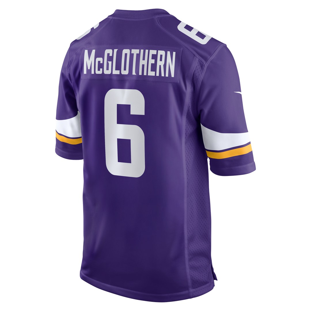 Dwight McGlothern Minnesota Vikings Nike Team Game Jersey -  Purple