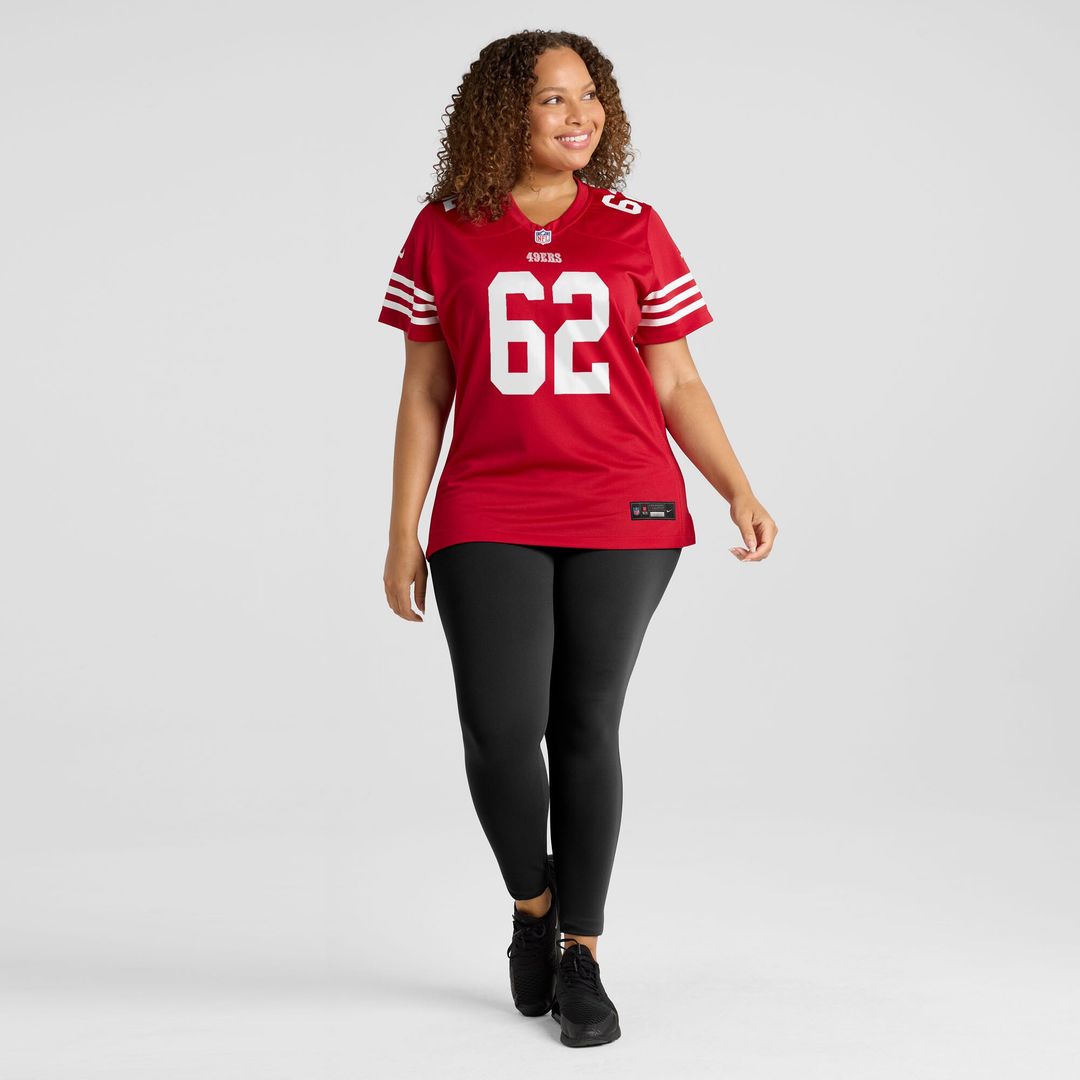 Austen Pleasants San Francisco 49ers Nike Women's Team Game Jersey -  Scarlet