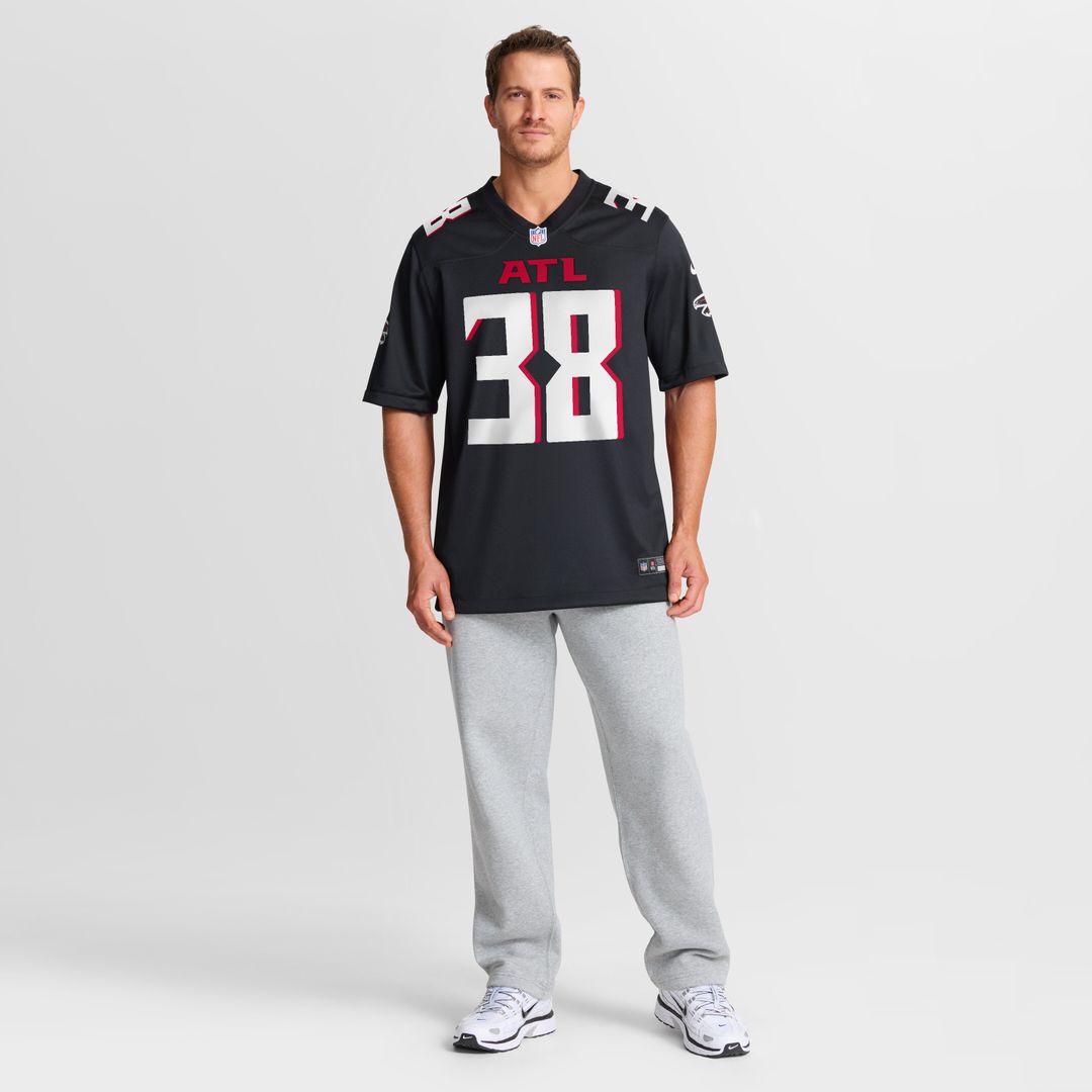 Nathan Carter Atlanta Falcons Nike Team Game Jersey -  Black
