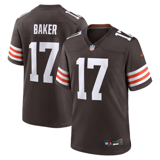 Jerome Baker Cleveland Browns Nike Team Game Jersey -  Brown