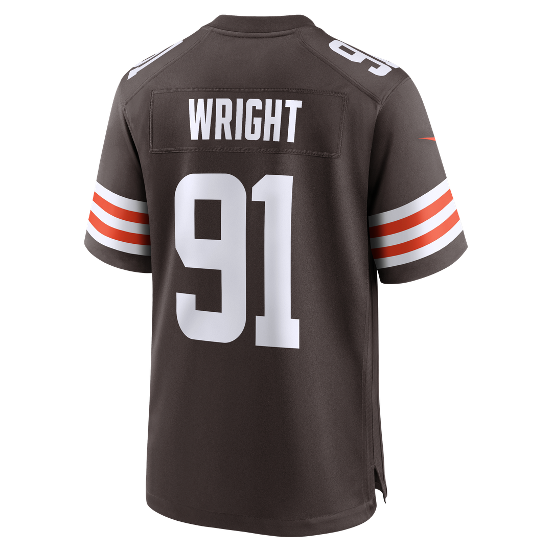 Alex Wright Cleveland Browns Nike Team Game Jersey -  Brown