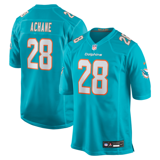 Devon Achane Miami Dolphins Nike Player Game Jersey - Aqua