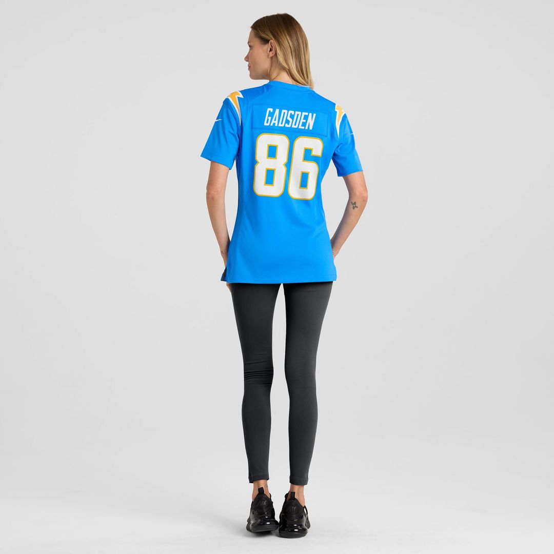 Oronde Gadsden Los Angeles Chargers Nike Women's Team Game Jersey -  Powder Blue