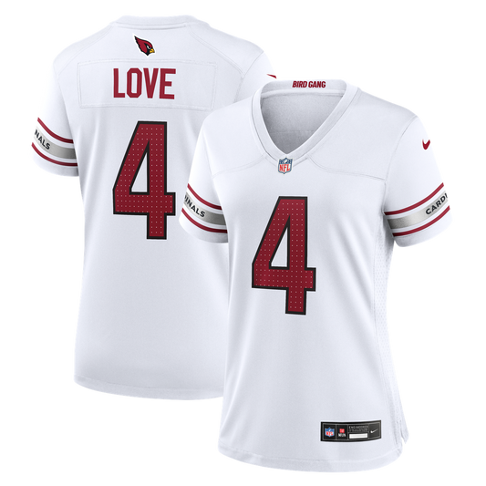 Jeremiyah Love Arizona Cardinals Nike Women's Game Jersey - White