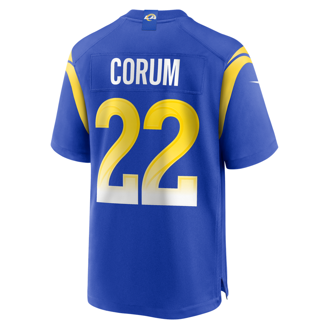Blake Corum Los Angeles Rams Nike  Game Player Jersey - Royal