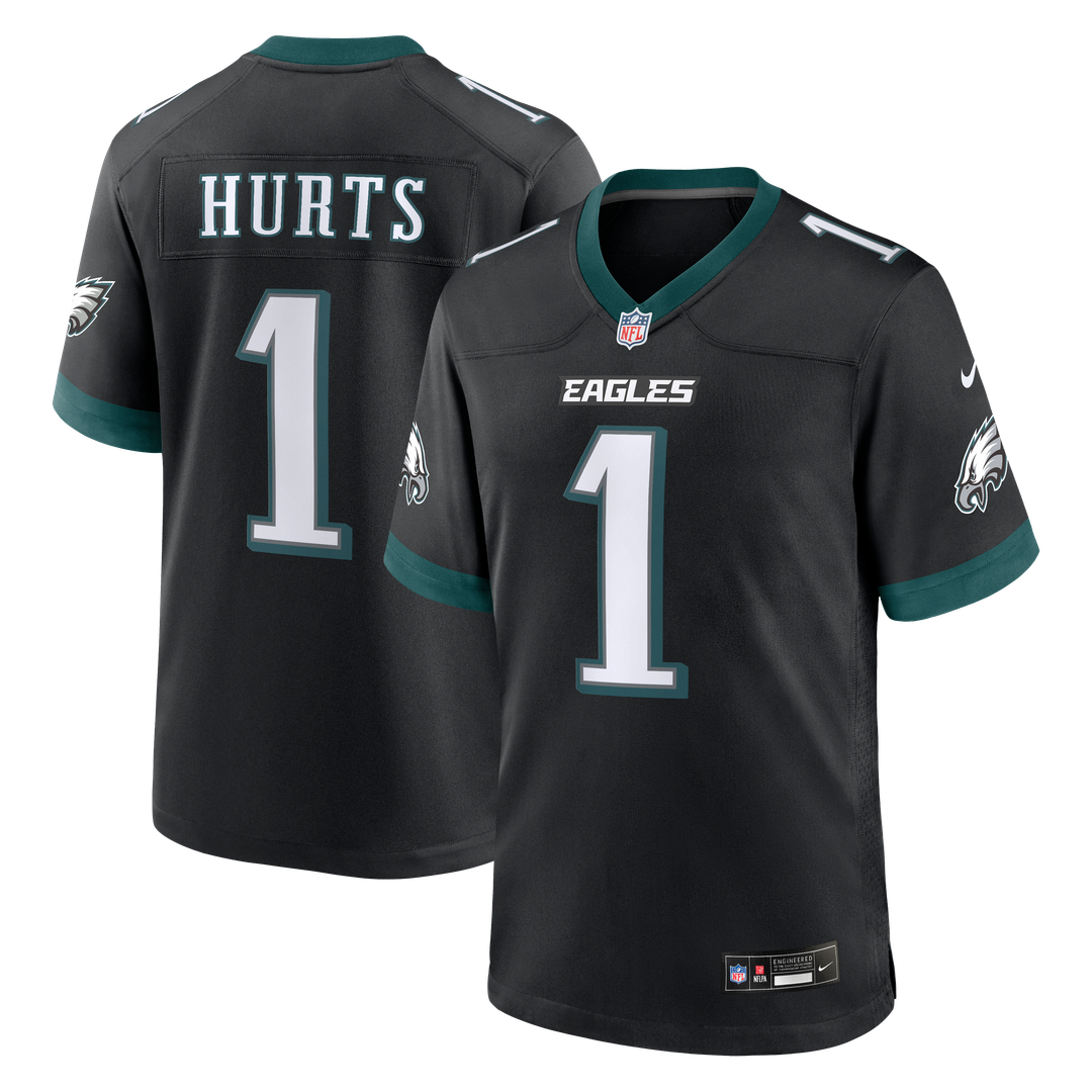 Jalen Hurts Philadelphia Eagles Nike Alternate Game Jersey -  Black