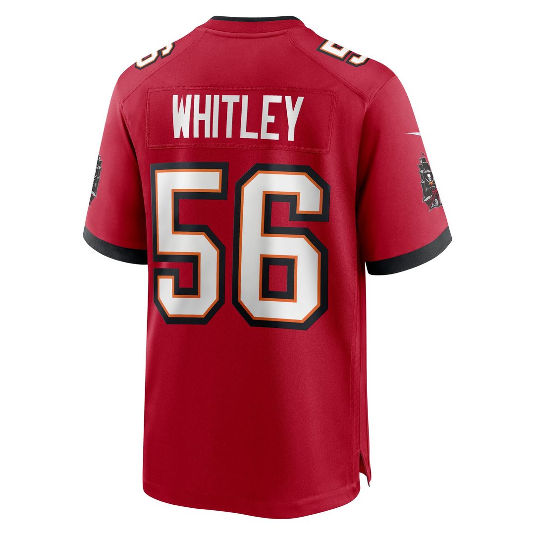 Benton Whitley Tampa Bay Buccaneers Nike Team Game Jersey -  Red