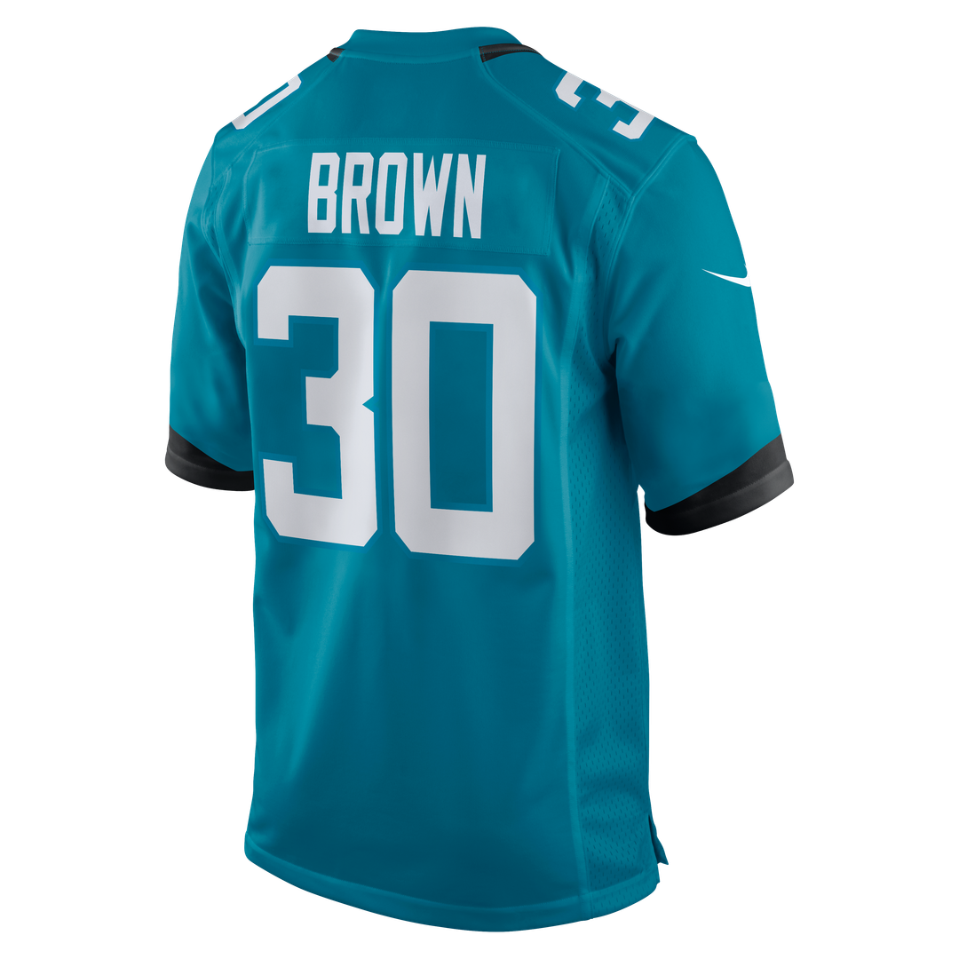 Montaric Brown Jacksonville Jaguars Nike Game Player Jersey - Teal