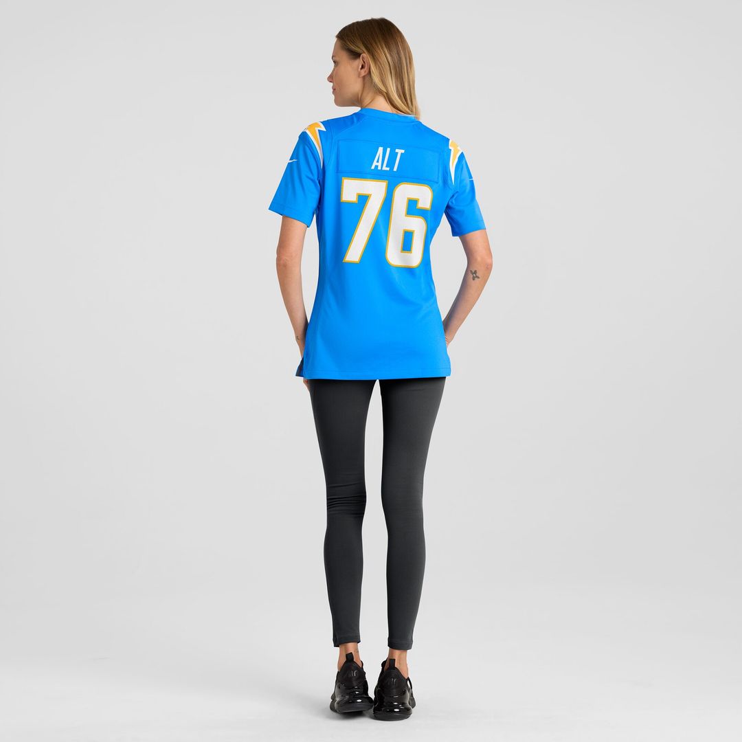 Joe Alt Los Angeles Chargers Nike Women's  Game Jersey -  Powder Blue