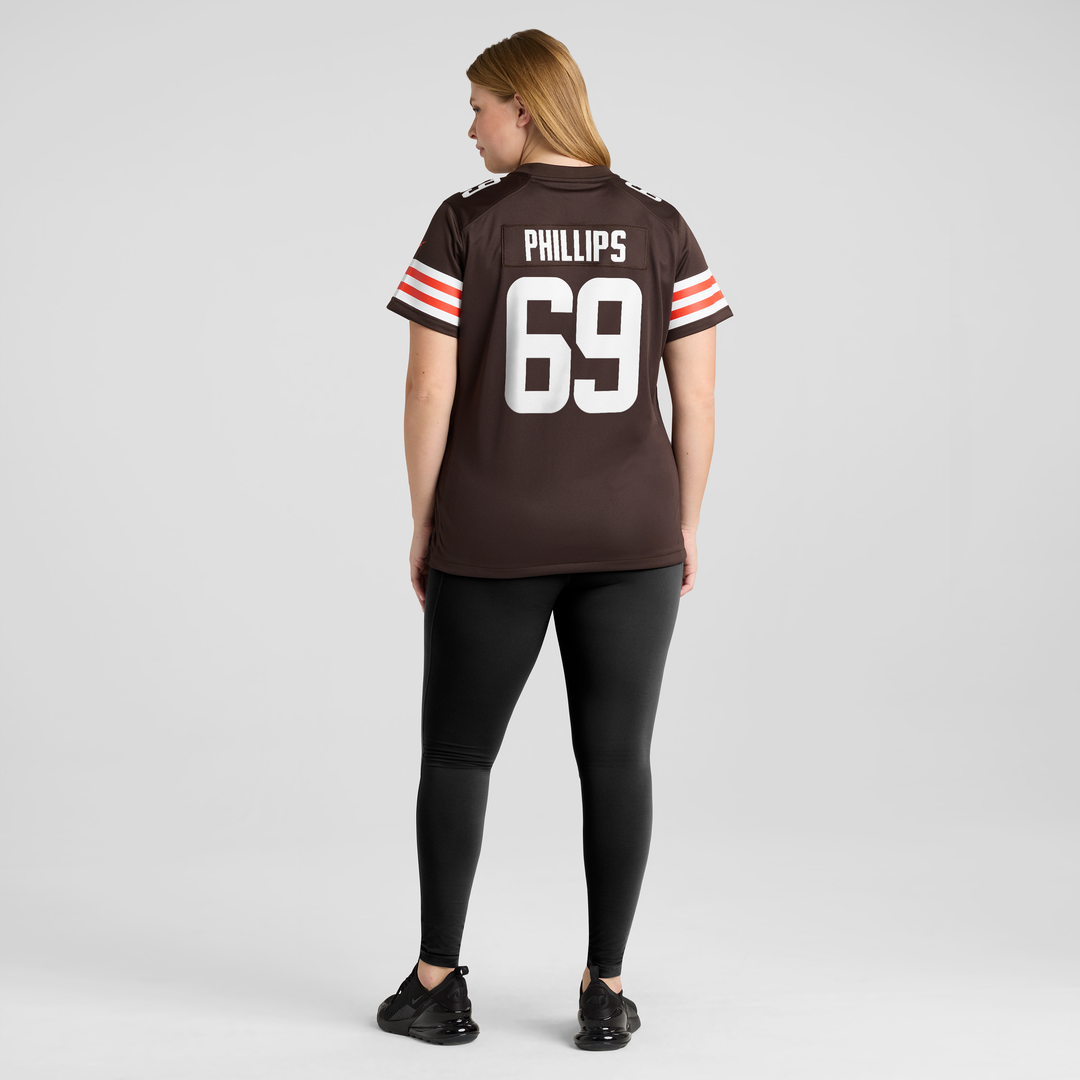 Tyre Phillips Cleveland Browns Nike Women's Team Game Jersey -  Brown