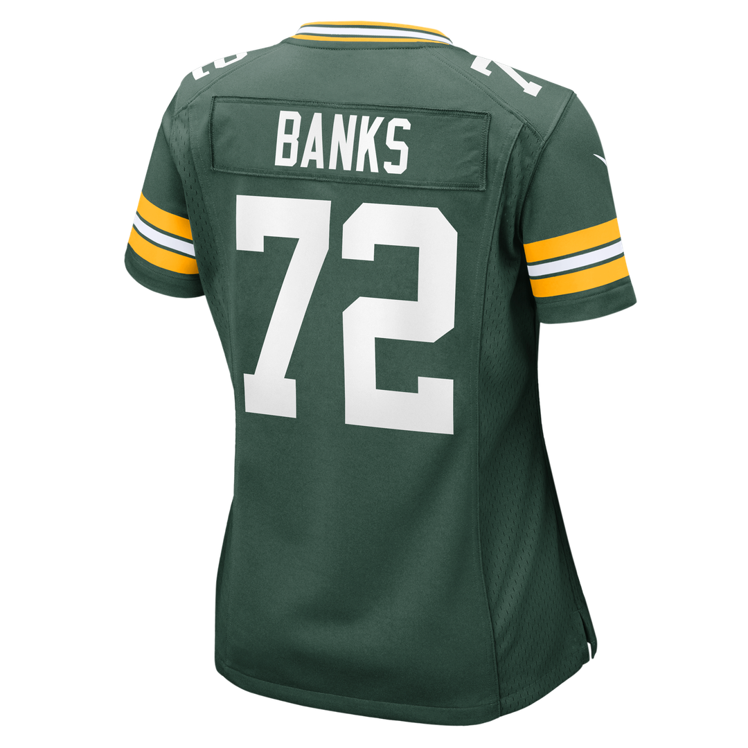 Brant Banks Green Bay Packers Nike Women's Team Game Jersey -  Green