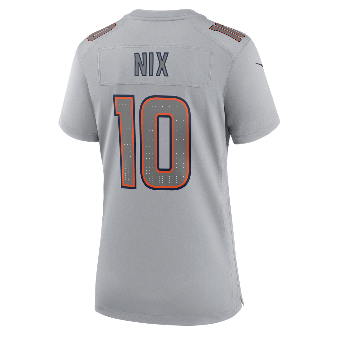 Bo Nix Denver Broncos Nike Women's Fashion Atmosphere Fashion Game Jersey - Gray