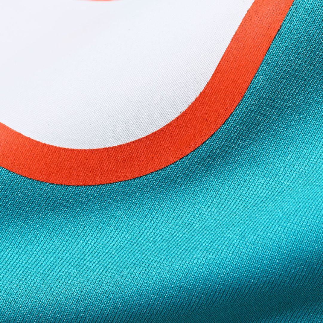Number 1 Dad Miami Dolphins Nike Game Jersey - Aqua
