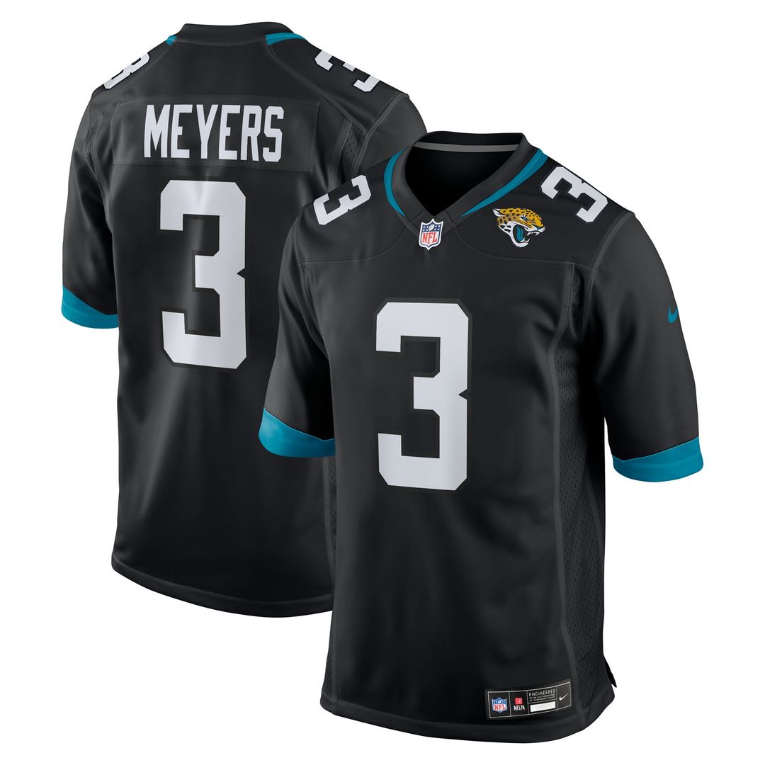 Jakobi Meyers Jacksonville Jaguars Nike Team  Game Jersey -  Teal